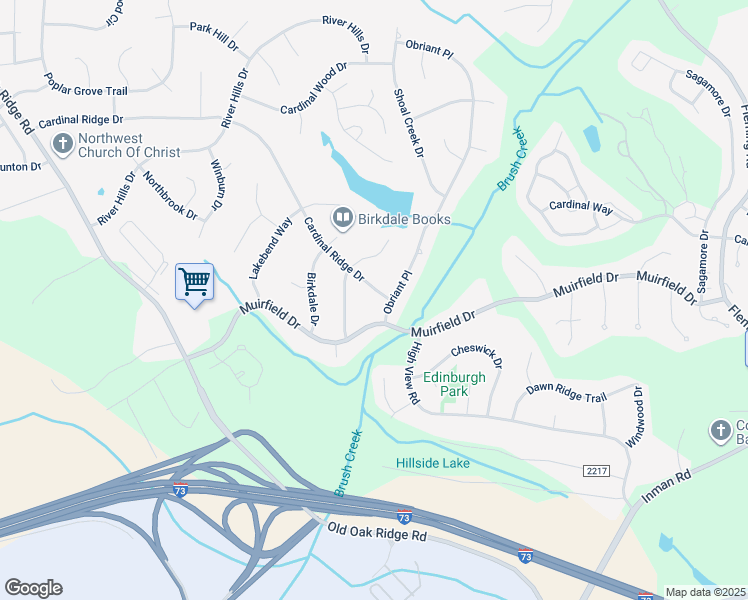 map of restaurants, bars, coffee shops, grocery stores, and more near 3003 Cardinal Ridge Drive in Greensboro