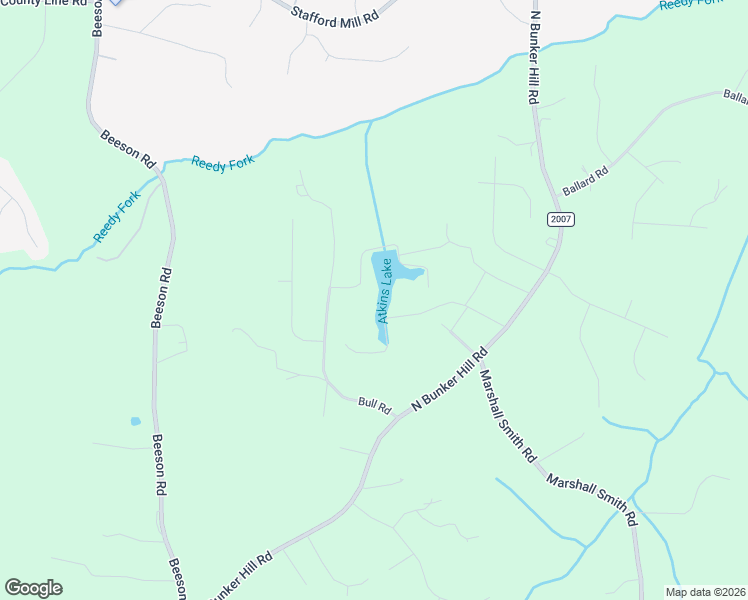 map of restaurants, bars, coffee shops, grocery stores, and more near 3524 Atkins Lake Lane in Colfax