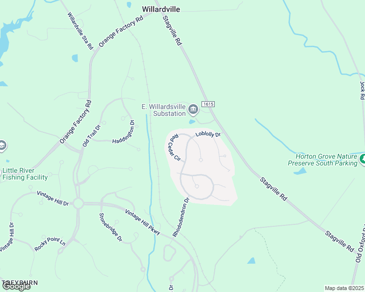 map of restaurants, bars, coffee shops, grocery stores, and more near 210 Loblolly Drive in Durham