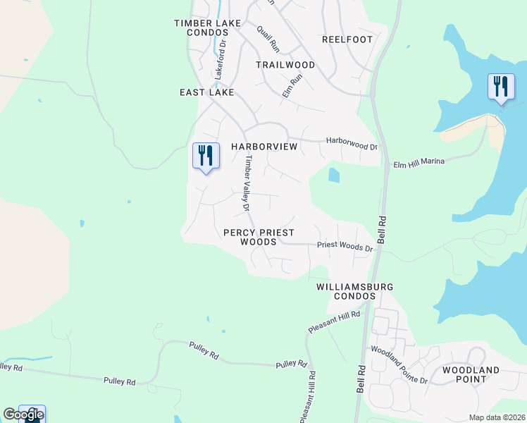 map of restaurants, bars, coffee shops, grocery stores, and more near in Nashville