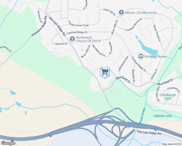 map of restaurants, bars, coffee shops, grocery stores, and more near 6421 Old Oak Ridge Road in Greensboro