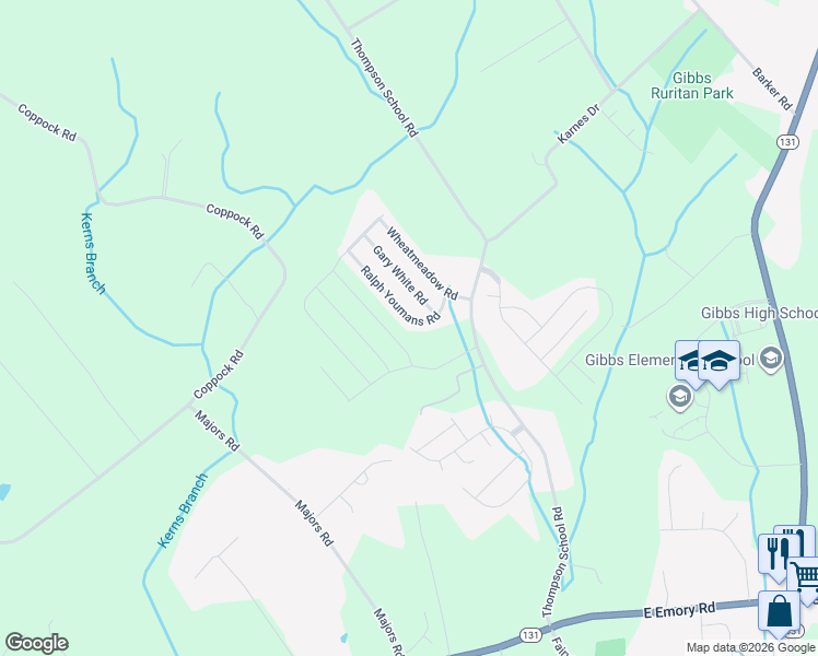 map of restaurants, bars, coffee shops, grocery stores, and more near 7812 Ralph Youmans Road in Corryton