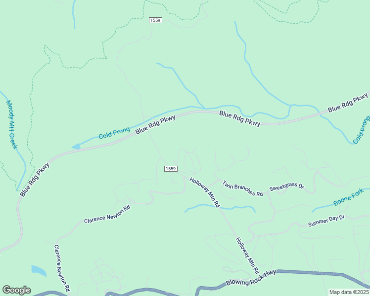 map of restaurants, bars, coffee shops, grocery stores, and more near 384 Apple Way in Blowing Rock
