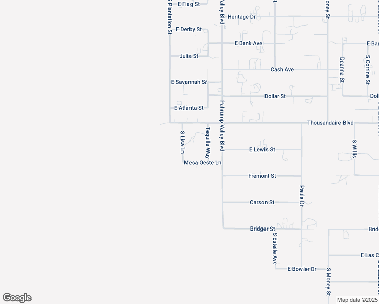 map of restaurants, bars, coffee shops, grocery stores, and more near 6141 South Lisa Lane in Pahrump