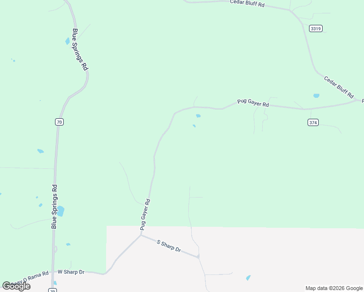 map of restaurants, bars, coffee shops, grocery stores, and more near 19849 Pug Gayer Road in Fayetteville