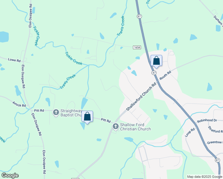 map of restaurants, bars, coffee shops, grocery stores, and more near 1132 Ben Sharpe Road in Elon