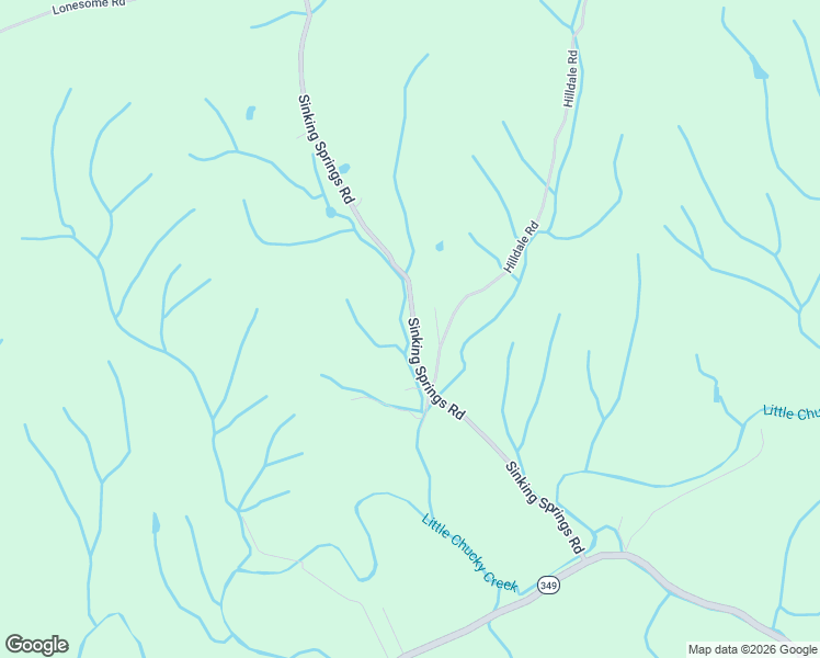 map of restaurants, bars, coffee shops, grocery stores, and more near 3780 Sinking Springs Road in Midway