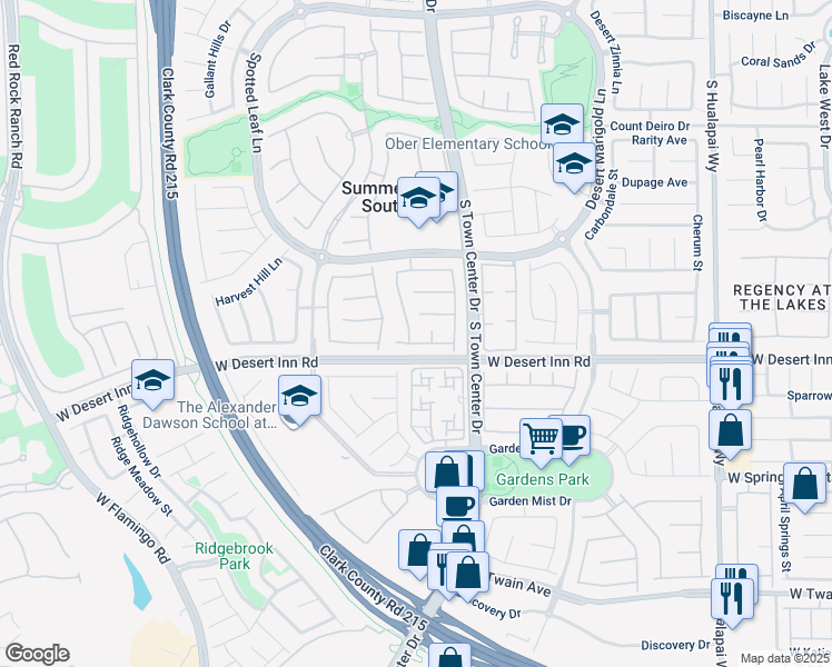 map of restaurants, bars, coffee shops, grocery stores, and more near 3278 Turning Bridge Street in Las Vegas