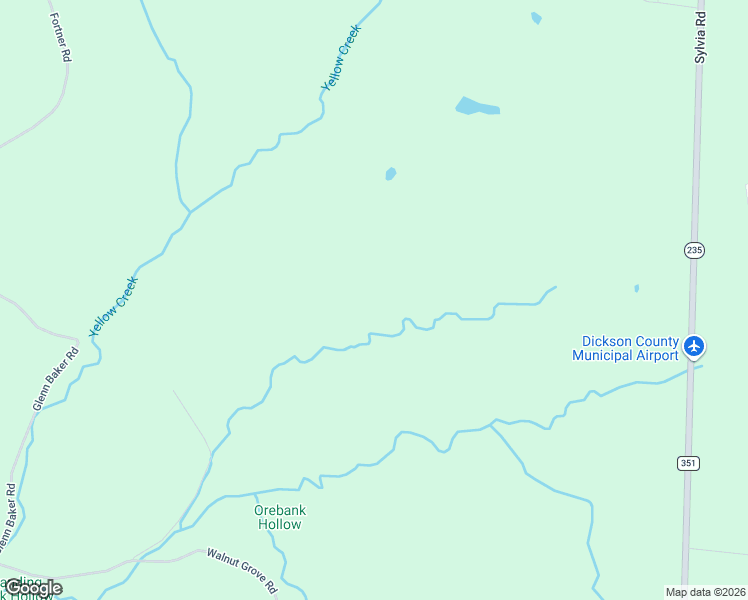 map of restaurants, bars, coffee shops, grocery stores, and more near 2373 Sylvia Road in Dickson