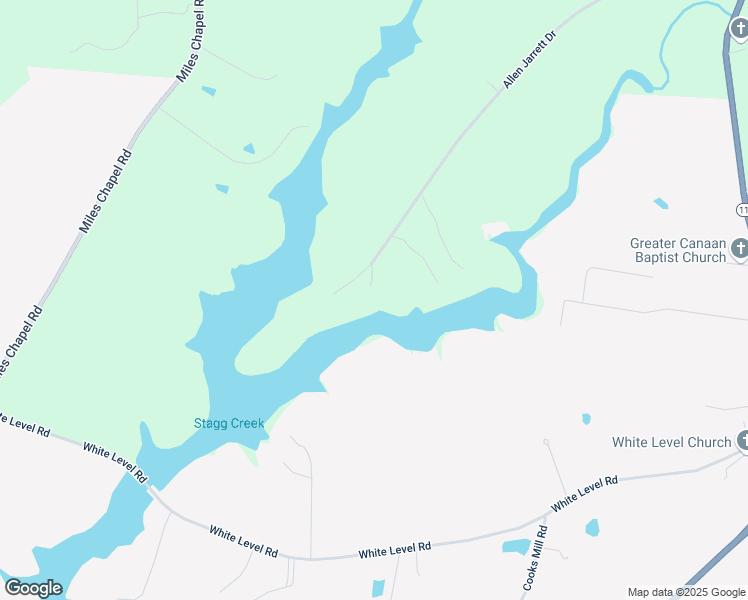 map of restaurants, bars, coffee shops, grocery stores, and more near 1661A Allen Jarrett Drive in Mebane