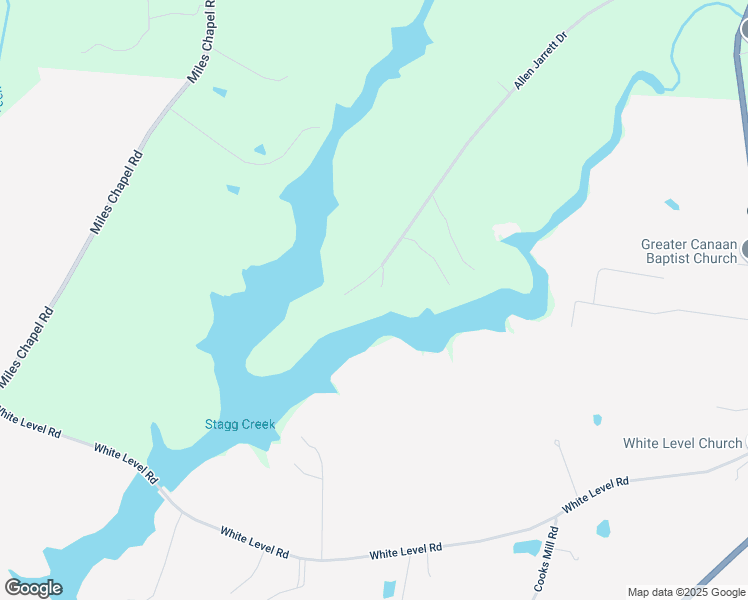 map of restaurants, bars, coffee shops, grocery stores, and more near 1661A Allen Jarrett Drive in Mebane