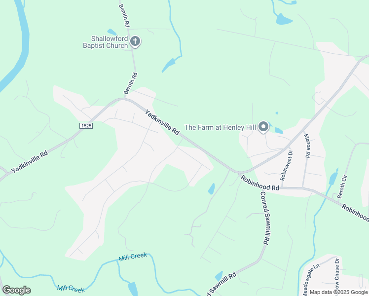 map of restaurants, bars, coffee shops, grocery stores, and more near 8008 Summit Park Drive in Pfafftown