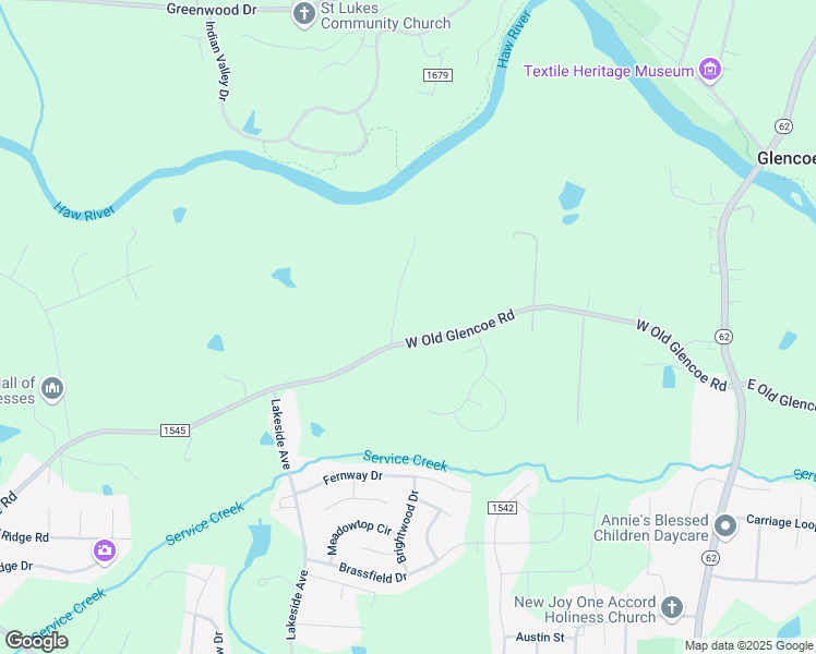 map of restaurants, bars, coffee shops, grocery stores, and more near 537 West Old Glencoe Road in Burlington