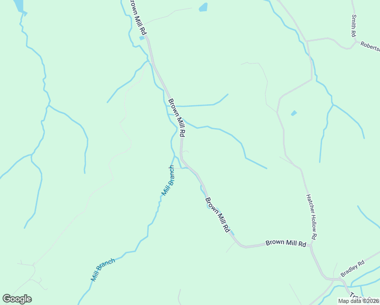 map of restaurants, bars, coffee shops, grocery stores, and more near 988 Brown Mill Road in McEwen