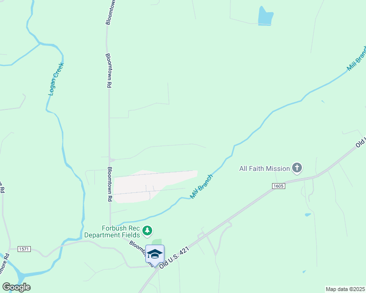 map of restaurants, bars, coffee shops, grocery stores, and more near 4186 Emmas Way in East Bend