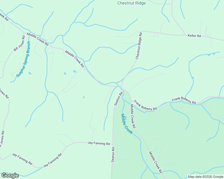 map of restaurants, bars, coffee shops, grocery stores, and more near 1595 Middle Creek Road in Afton