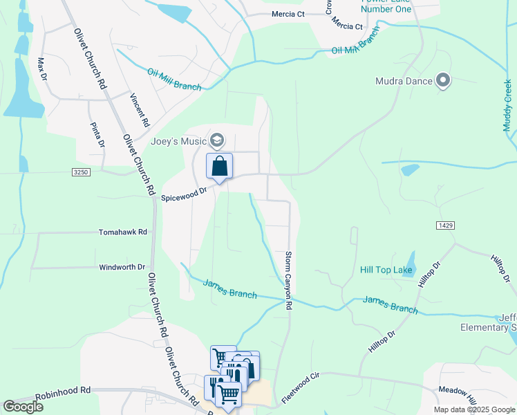 map of restaurants, bars, coffee shops, grocery stores, and more near 5324 Dust Devil Drive in Winston-Salem