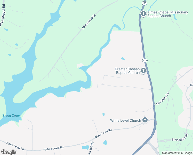 map of restaurants, bars, coffee shops, grocery stores, and more near 4316 Blue Heron Lane in Mebane