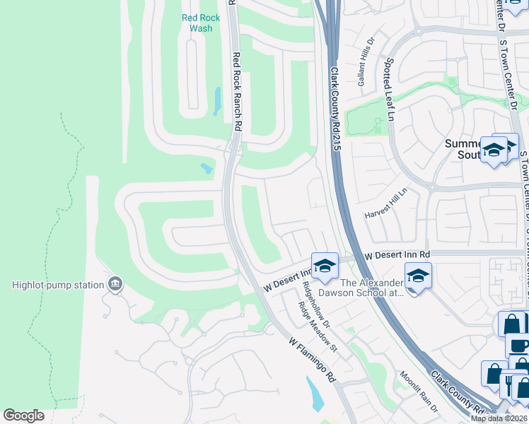 map of restaurants, bars, coffee shops, grocery stores, and more near 3193 Elk Clover Street in Las Vegas