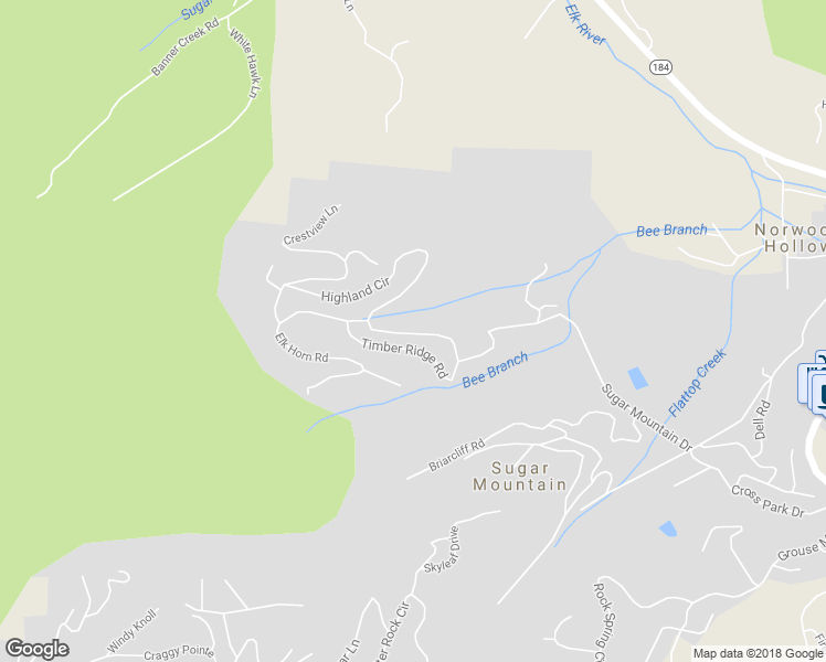 map of restaurants, bars, coffee shops, grocery stores, and more near 1901 Sugar Mountain Drive in Sugar Mountain