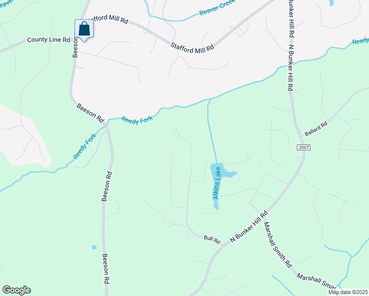 map of restaurants, bars, coffee shops, grocery stores, and more near 8655 Bull Road in Colfax