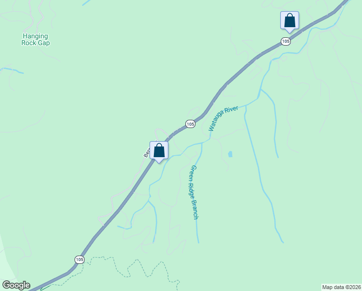 map of restaurants, bars, coffee shops, grocery stores, and more near 155 The Glens Boulevard in Banner Elk