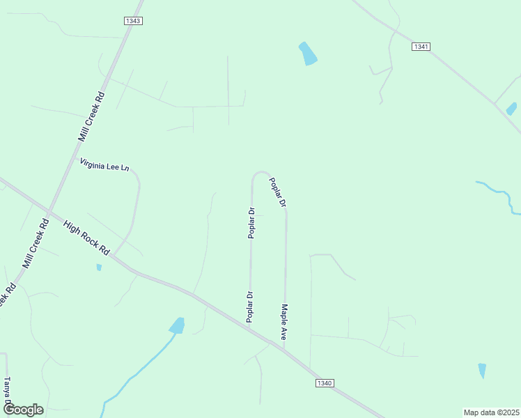 map of restaurants, bars, coffee shops, grocery stores, and more near 3510 Poplar Drive in Efland