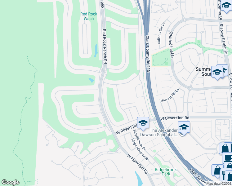 map of restaurants, bars, coffee shops, grocery stores, and more near 3193 Elk Clover Street in Las Vegas
