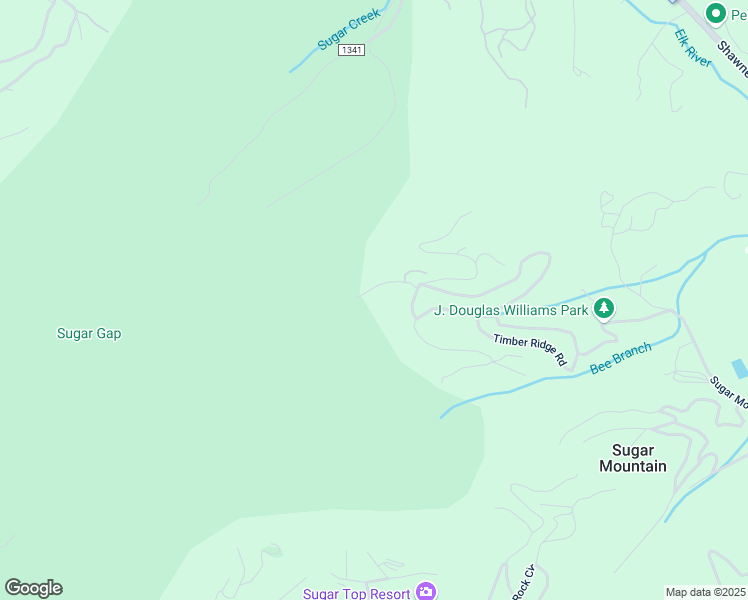 map of restaurants, bars, coffee shops, grocery stores, and more near 161-131 Highland Lane in Sugar Mountain