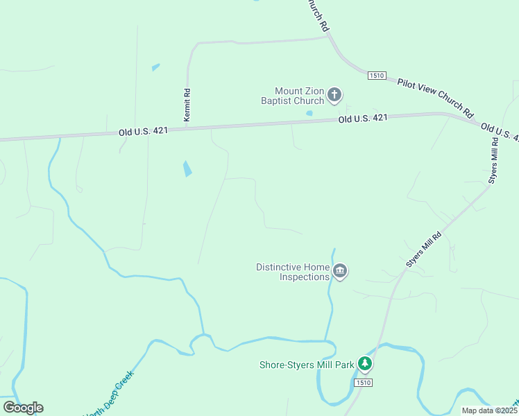 map of restaurants, bars, coffee shops, grocery stores, and more near Shelton Road in Yadkin County