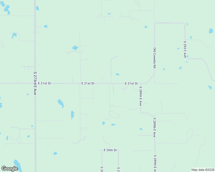 map of restaurants, bars, coffee shops, grocery stores, and more near 2102 South 283 East Avenue in Broken Arrow