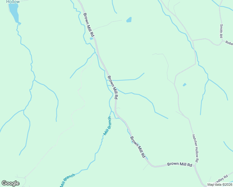 map of restaurants, bars, coffee shops, grocery stores, and more near 988 Brown Mill Road in McEwen