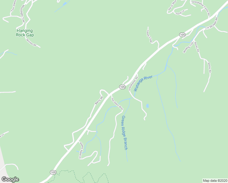 map of restaurants, bars, coffee shops, grocery stores, and more near 9311 North C Highway in Banner Elk