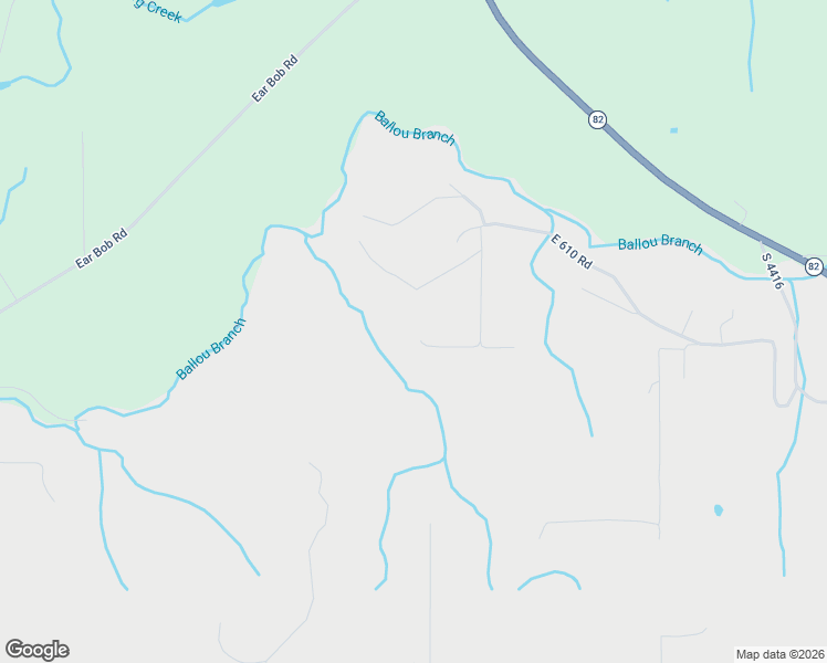 map of restaurants, bars, coffee shops, grocery stores, and more near 5611 East 610 Road in Locust Grove