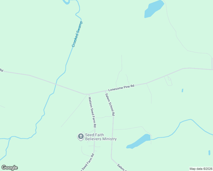 map of restaurants, bars, coffee shops, grocery stores, and more near 3486 Lonesome Pine Road in Whitakers