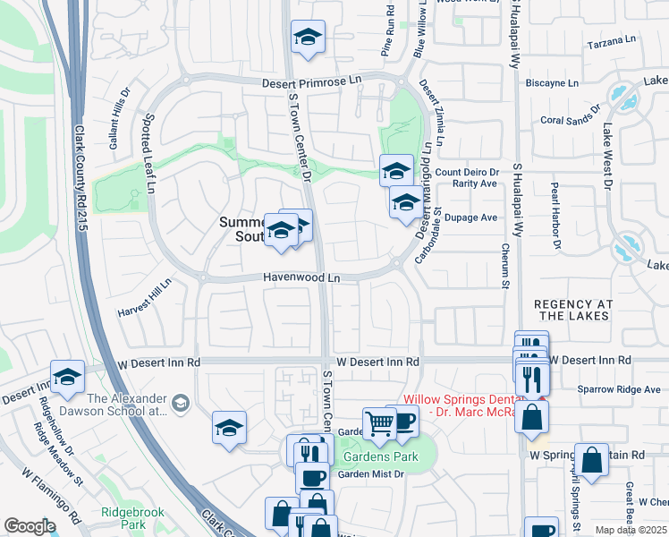 map of restaurants, bars, coffee shops, grocery stores, and more near 3175 Heidelberg Street in Las Vegas