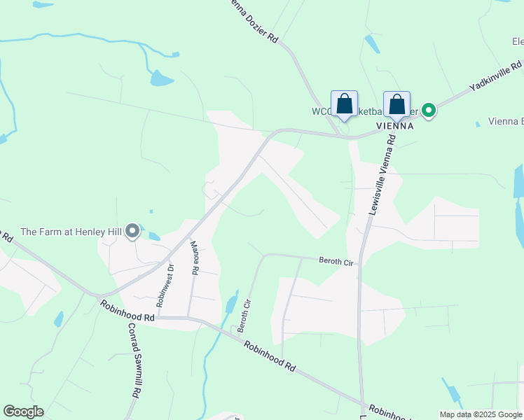 map of restaurants, bars, coffee shops, grocery stores, and more near 7565 Just-a-mere Lane in Lewisville