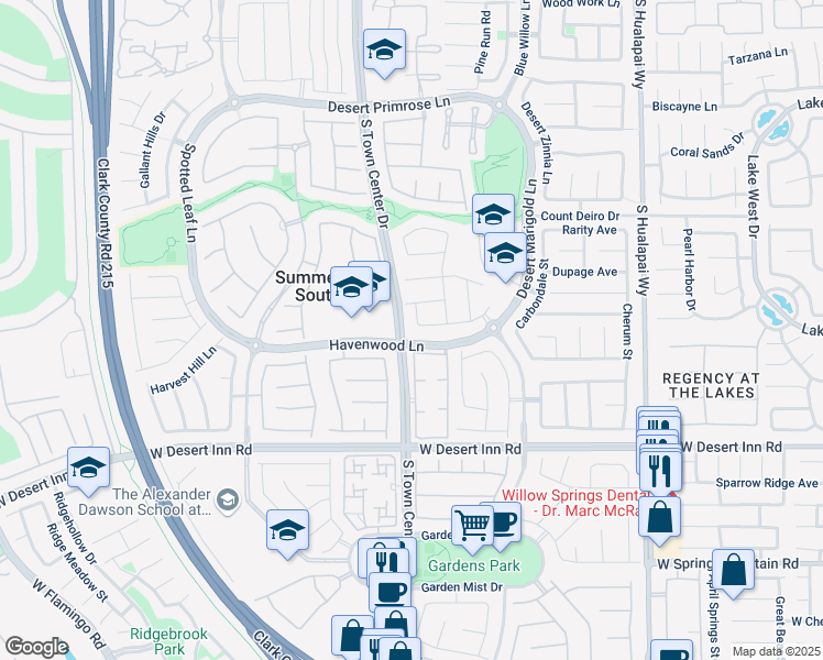 map of restaurants, bars, coffee shops, grocery stores, and more near 3175 Heidelberg Street in Las Vegas