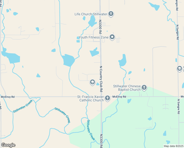 map of restaurants, bars, coffee shops, grocery stores, and more near 4901 Oak Crest Road in Stillwater