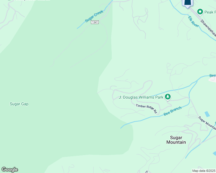map of restaurants, bars, coffee shops, grocery stores, and more near 161 Highland Lane in Sugar Mountain