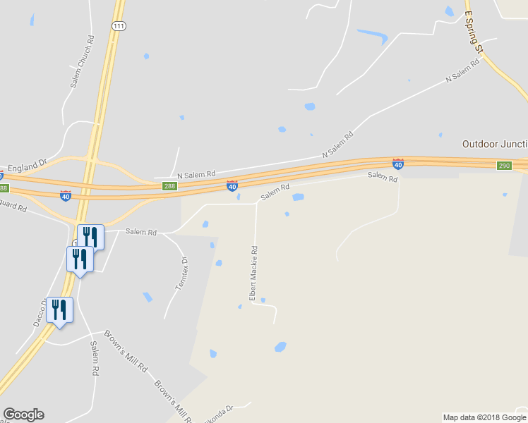 map of restaurants, bars, coffee shops, grocery stores, and more near 1520 Elbert Mackie Road in Cookeville