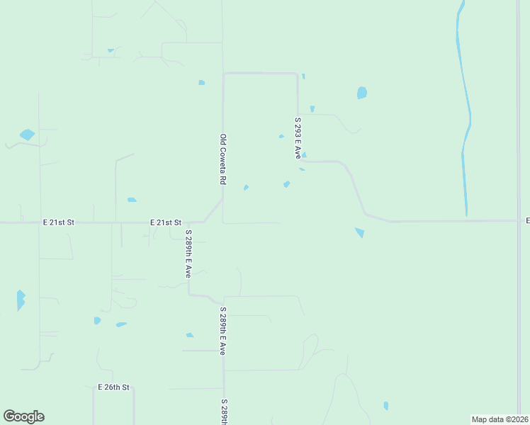 map of restaurants, bars, coffee shops, grocery stores, and more near 29221 East 21st Street in Broken Arrow