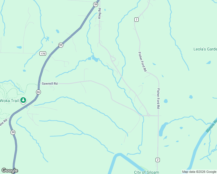 map of restaurants, bars, coffee shops, grocery stores, and more near 21940 Sawmill Road in Siloam Springs