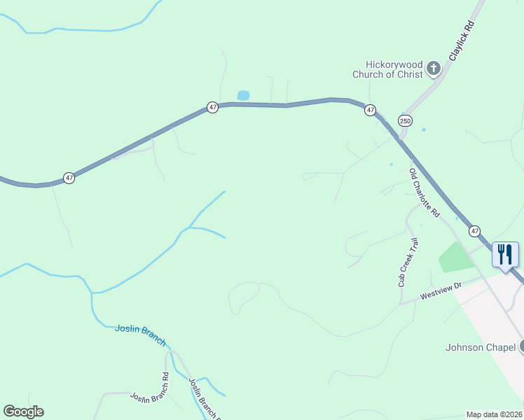 map of restaurants, bars, coffee shops, grocery stores, and more near 150 Mutt Rd in White Bluff
