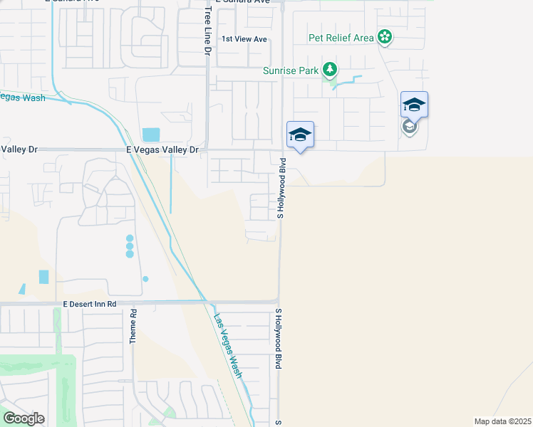 map of restaurants, bars, coffee shops, grocery stores, and more near 6543 Buster Brown Avenue in Las Vegas