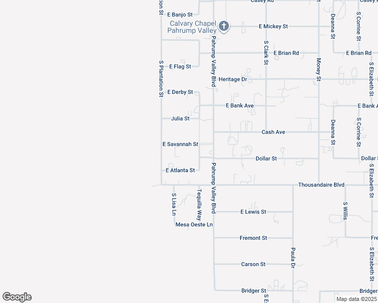 map of restaurants, bars, coffee shops, grocery stores, and more near 891 Julia Street in Pahrump