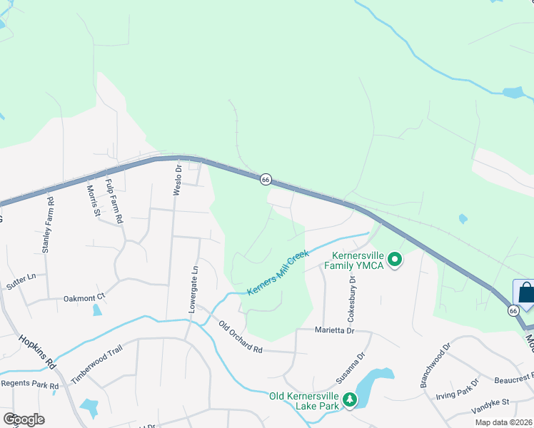 map of restaurants, bars, coffee shops, grocery stores, and more near 1421 West Mountain Street in Kernersville