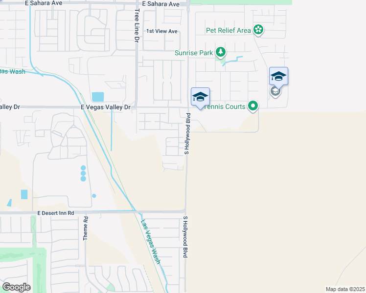 map of restaurants, bars, coffee shops, grocery stores, and more near 6581 Ozzie Harriet Avenue in Las Vegas