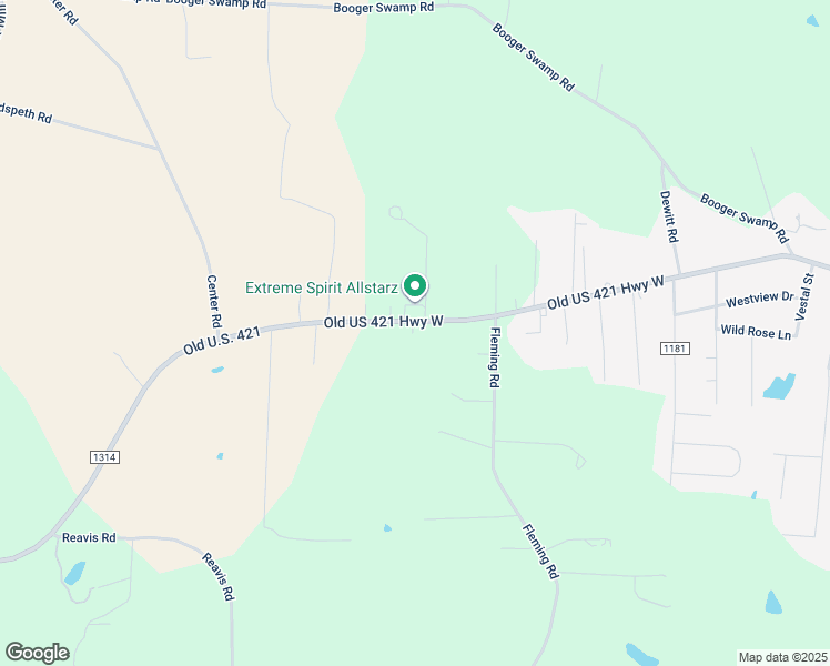 map of restaurants, bars, coffee shops, grocery stores, and more near 2041 West Main Street in Yadkinville