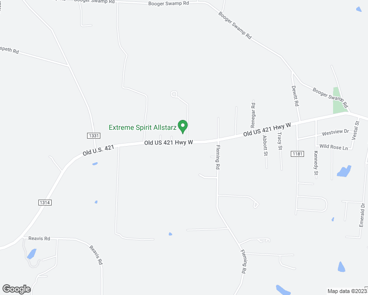 map of restaurants, bars, coffee shops, grocery stores, and more near 2041 West Main Street in Yadkinville
